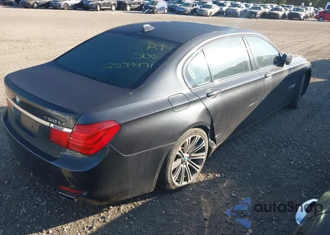 2009 BMW 750Li from USA, damaged, VIN WBAKB83559CY59943